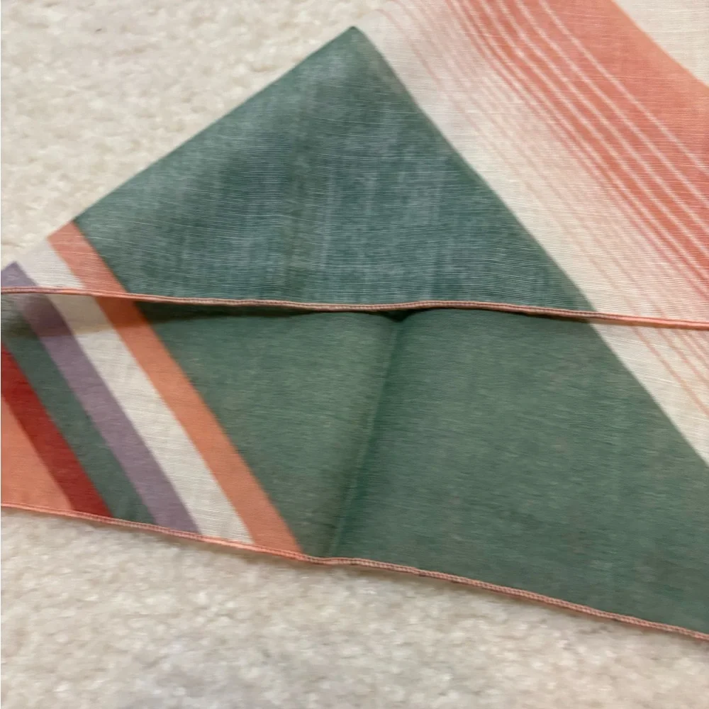 21x21 Plaid Scarf Bandana Vintage Carol Laurie 1970’s Square - Picture 8 of 14